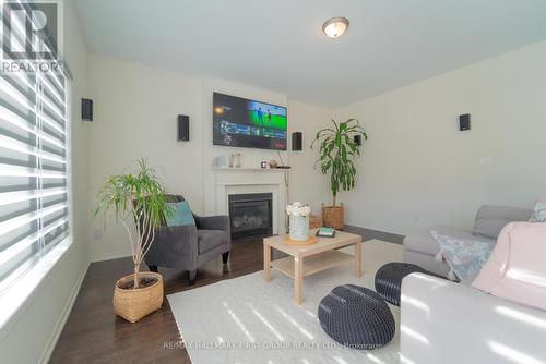 Upper - 11 Malthouse Crescent, Ajax, ON - Indoor Photo Showing Living Room With Fireplace