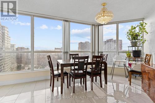 1606 - 1 Rowntree Road, Toronto, ON - Indoor Photo Showing Dining Room