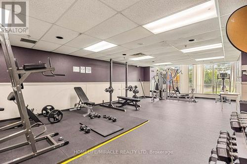 1606 - 1 Rowntree Road, Toronto, ON - Indoor Photo Showing Gym Room