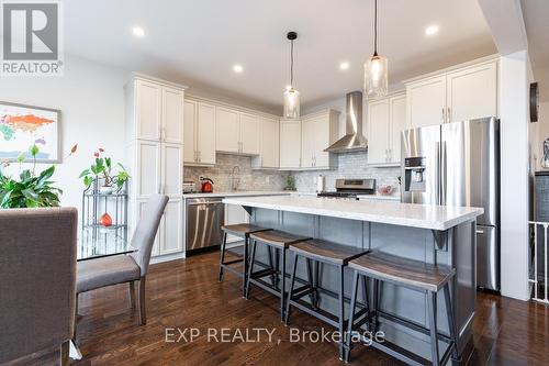 Upper - 8 Bannister Crescent, Brampton, ON - Indoor Photo Showing Kitchen With Stainless Steel Kitchen With Upgraded Kitchen