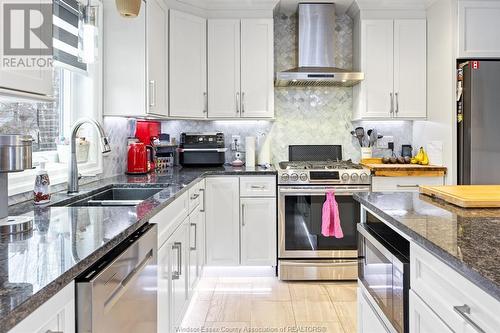 219 Beechwood Drive, Lakeshore, ON - Indoor Photo Showing Kitchen With Double Sink