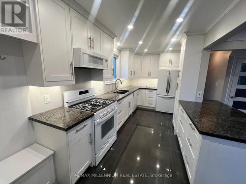 6077 Collins Drive, Niagara Falls, ON - Indoor Photo Showing Kitchen With Double Sink With Upgraded Kitchen