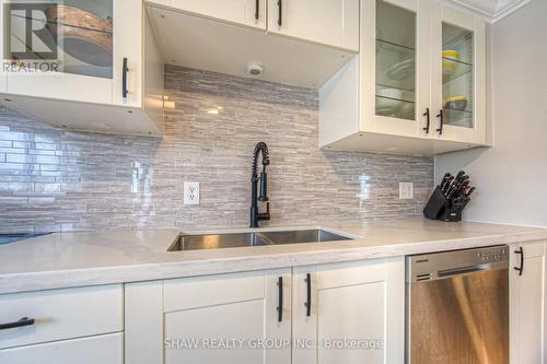 156 Carter Crescent, Cambridge, ON - Indoor Photo Showing Kitchen With Double Sink With Upgraded Kitchen