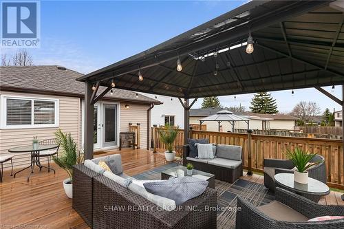 156 Carter Crescent, Cambridge, ON - Outdoor With Deck Patio Veranda With Exterior