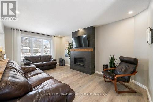 2434 Ogilvie Road, Ottawa, ON - Indoor Photo Showing Living Room With Fireplace