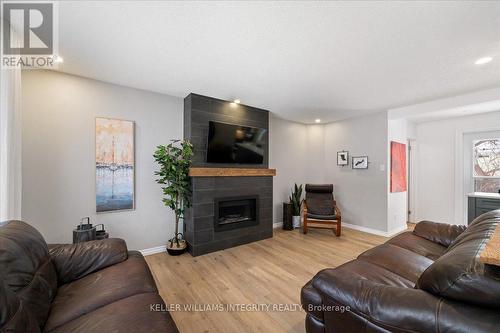 2434 Ogilvie Road, Ottawa, ON - Indoor Photo Showing Living Room With Fireplace