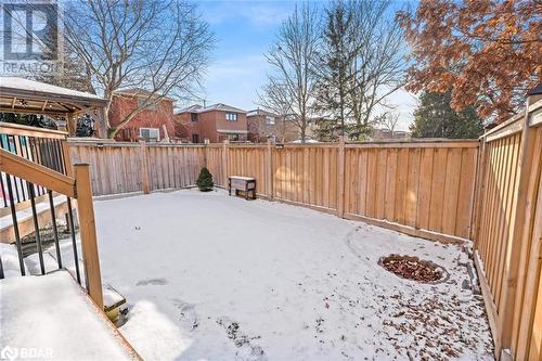 View of snowy yard - 50 Smith Drive, Georgetown, ON - Outdoor