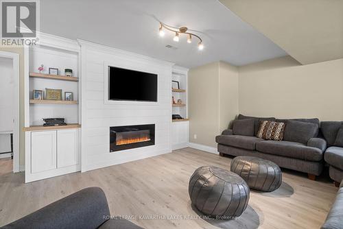 9 Susan Court, Kawartha Lakes (Lindsay), ON - Indoor Photo Showing Living Room With Fireplace