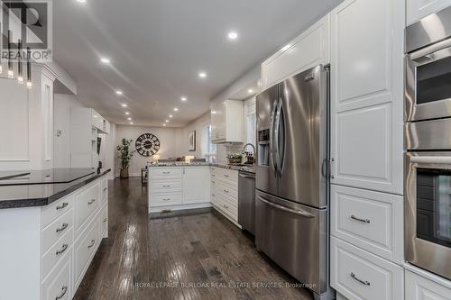 4008 Jarvis Crescent, Burlington, ON - Indoor Photo Showing Kitchen With Stainless Steel Kitchen With Upgraded Kitchen