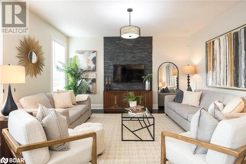 Spacious Yet Cozy Family Room - 348 Tonelli Lane, Milton, ON - Indoor Photo Showing Living Room