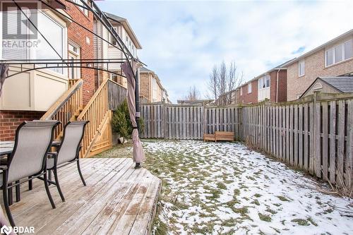 Good Size Yard - 348 Tonelli Lane, Milton, ON - Outdoor With Deck Patio Veranda With Exterior