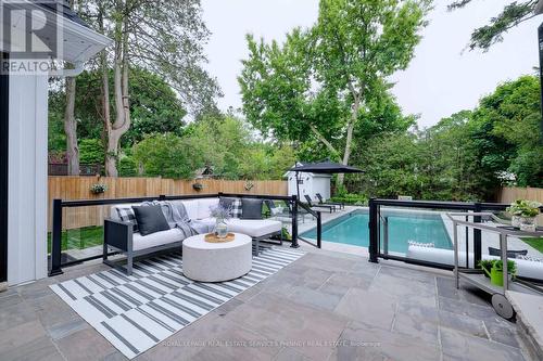 179 Douglas Avenue, Oakville, ON - Outdoor With In Ground Pool With Deck Patio Veranda