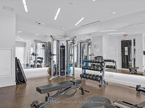 105-85 The Donway  W, Toronto, ON - Indoor Photo Showing Gym Room