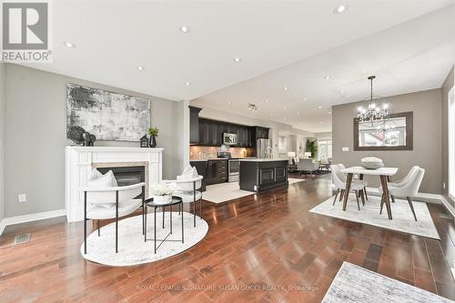 1425 Woodbine Avenue, Toronto, ON - Indoor Photo Showing Living Room With Fireplace