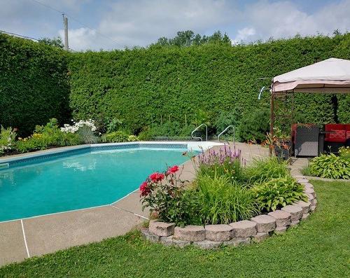 Backyard - 2604 Rue De Vigny, Mascouche, QC - Outdoor With In Ground Pool With Backyard