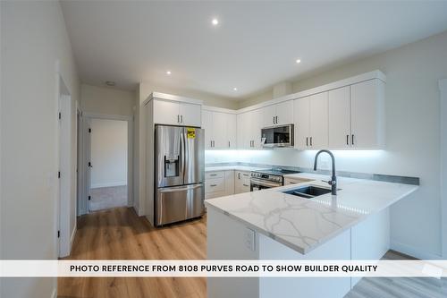 101-11610 Victoria Road, Summerland, BC - Indoor Photo Showing Kitchen With Double Sink