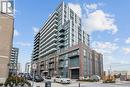 222 - 60 Honeycrisp Crescent, Vaughan, ON  - Outdoor With Balcony With Facade 