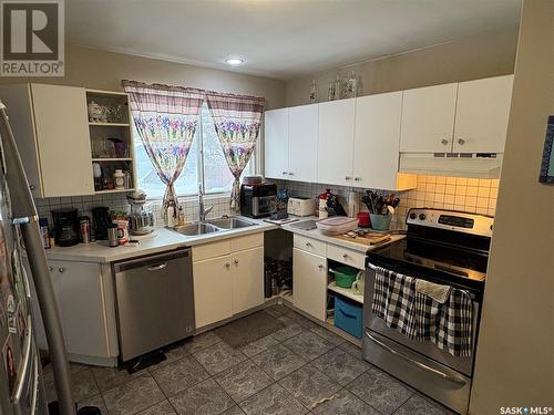 2333 Clarence Avenue S, Saskatoon, SK - Indoor Photo Showing Kitchen With Double Sink