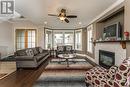 1212 Orizaba Court, Prince George, BC  - Indoor Photo Showing Living Room With Fireplace 