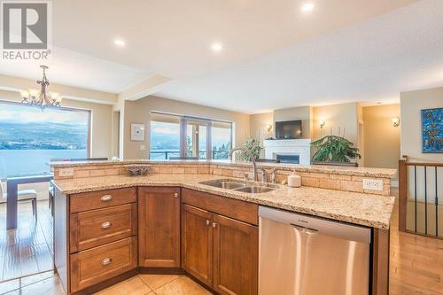 14419 Downton Avenue Unit# 207, Summerland, BC - Indoor Photo Showing Kitchen With Double Sink