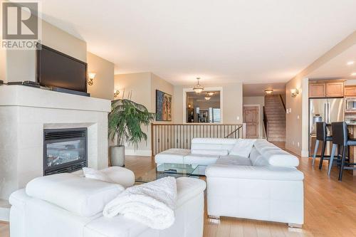 14419 Downton Avenue Unit# 207, Summerland, BC - Indoor Photo Showing Living Room With Fireplace