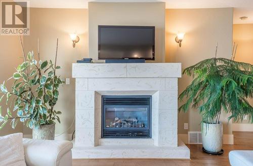 14419 Downton Avenue Unit# 207, Summerland, BC - Indoor Photo Showing Living Room With Fireplace