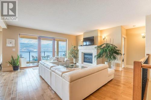 14419 Downton Avenue Unit# 207, Summerland, BC - Indoor Photo Showing Living Room With Fireplace