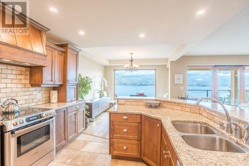 14419 Downton Avenue Unit# 207, Summerland, BC - Indoor Photo Showing Kitchen With Double Sink With Upgraded Kitchen