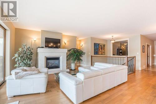 14419 Downton Avenue Unit# 207, Summerland, BC - Indoor Photo Showing Living Room With Fireplace