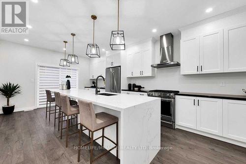 155 Ronald Hooper Avenue, Clarington, ON - Indoor Photo Showing Kitchen With Upgraded Kitchen