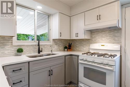 97 Partridge Crescent, Chatham, ON - Indoor Photo Showing Kitchen With Double Sink