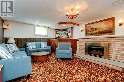 42 Mallard Crescent, Brampton, ON - Indoor Photo Showing Living Room With Fireplace