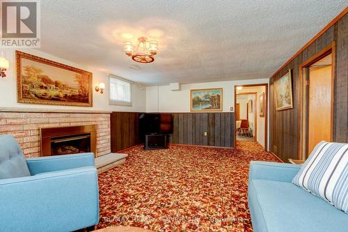 42 Mallard Crescent, Brampton, ON - Indoor Photo Showing Living Room With Fireplace