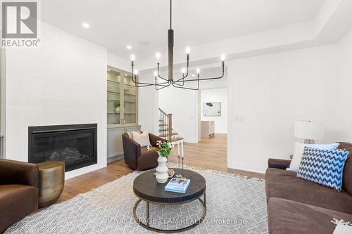 320 Hillcrest Road, Ottawa, ON - Indoor Photo Showing Living Room With Fireplace