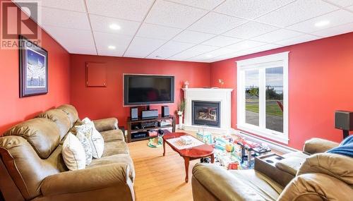 15 Everest Street, Paradise, NL - Indoor Photo Showing Living Room With Fireplace