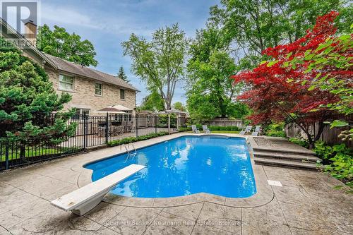 66 Grange Street, Guelph (Central East), ON - Outdoor With In Ground Pool With Backyard