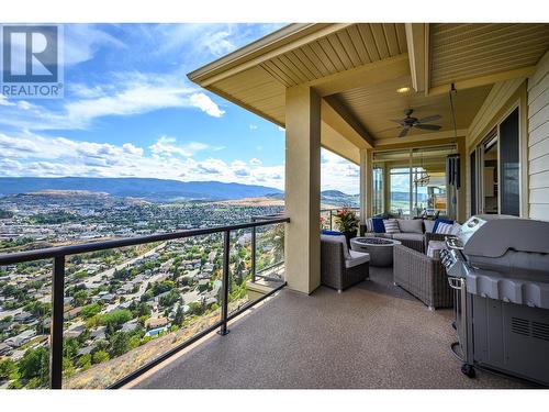 Patio off main level - 3812 Terrapin Place, Vernon, BC - Outdoor With Exterior