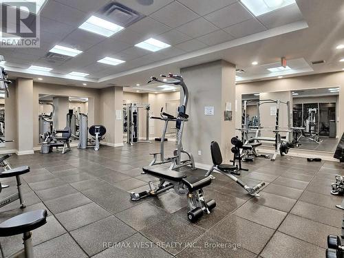 1716 - 9255 Jane Street, Vaughan, ON - Indoor Photo Showing Gym Room