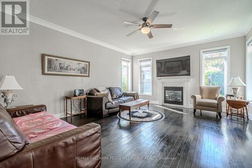 35 Royal Park Boulevard, Barrie, ON - Indoor Photo Showing Living Room With Fireplace