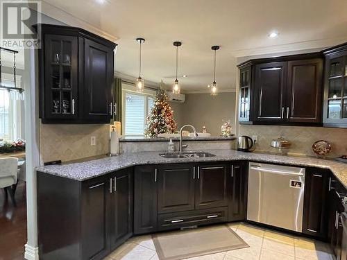 59 Fowlow Drive, Stephenville, NL - Indoor Photo Showing Kitchen With Double Sink With Upgraded Kitchen