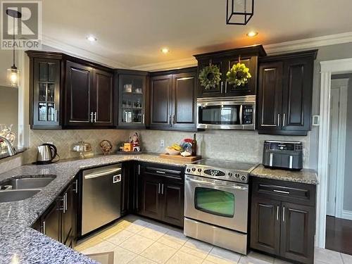 59 Fowlow Drive, Stephenville, NL - Indoor Photo Showing Kitchen With Stainless Steel Kitchen With Double Sink