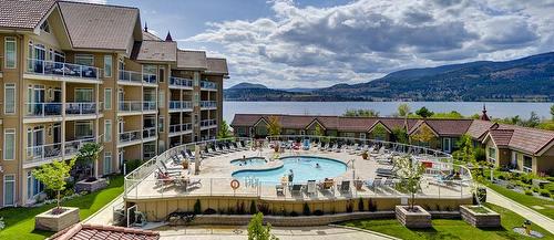 228-1088 Sunset Drive, Kelowna, BC - Outdoor With Body Of Water With In Ground Pool