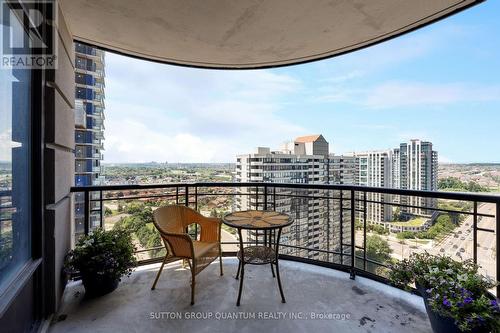 1911 - 385 Prince Of Wales Drive, Mississauga, ON - Outdoor With Balcony With View With Exterior