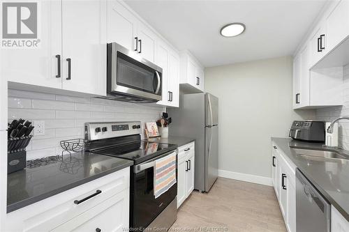 4578 Huron Church Line Road Unit# 410, Lasalle, ON - Indoor Photo Showing Kitchen With Upgraded Kitchen