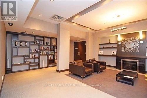 701 - 60 Absolute Avenue, Mississauga, ON - Indoor With Fireplace