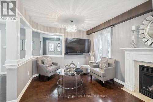 61 Stammers Drive, Ajax (Northwest Ajax), ON - Indoor Photo Showing Living Room With Fireplace