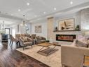 235 Bain Ave, Toronto, ON  - Indoor Photo Showing Living Room With Fireplace 