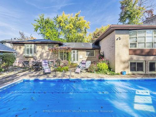 9 Norval Cres, Brampton, ON - Outdoor With In Ground Pool