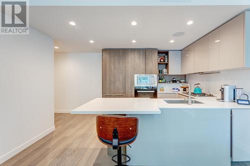 608 6855 Pearson Way, Richmond, BC - Indoor Photo Showing Kitchen With Double Sink