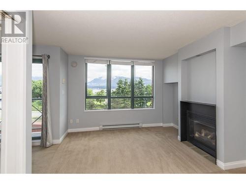 604 55 Alexander Street, Vancouver, BC - Indoor With Fireplace